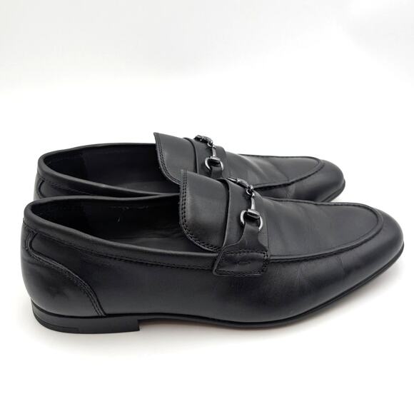 Nordstrom Cooper Bit Loafer Shoes Slip-On Men's Black Size US10M EU43 - Picture 3 of 11